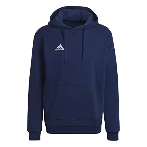 adidas ENTRADA 22 Sweat, Felpa con Cappuccio Uomo, Team Navy Blue