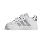 adidas Grand Court, bianco/argento, 23