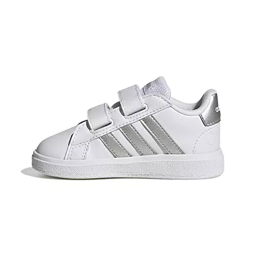 adidas Grand Court, bianco/argento, 23