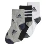 adidas HN5736 LK SOCKS 3PP Calzini black/white/medium grey heather KL