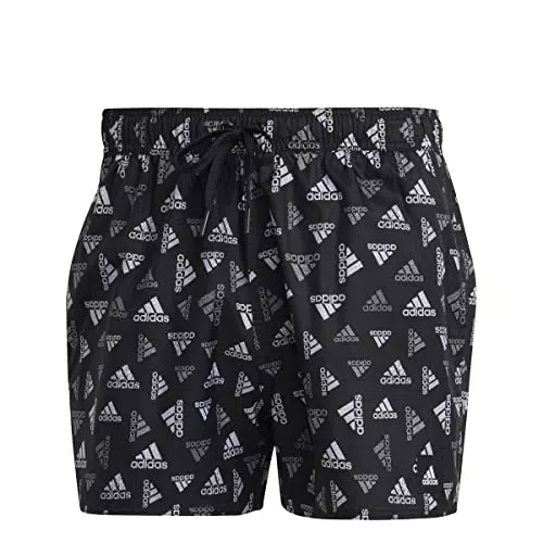 adidas HT4345 BOS AOP CLX VSL Costume da Nuoto Black/White XS