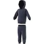 adidas IN B Hood FL TS Tuta da Ginnastica, AZMASO, 9-12 Mesi Bimbo