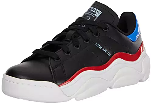 adidas Stan Smith MILLENCON W, Sneaker Donna, Core Black/Bright Royal/Better Scarlet