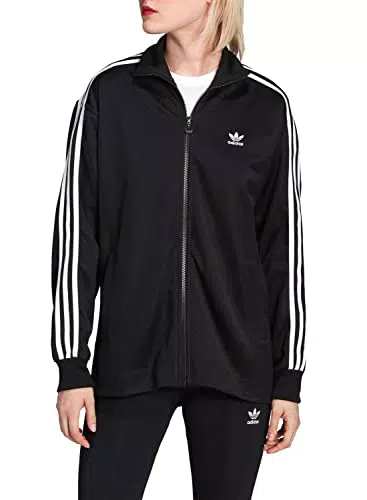 adidas Track Top Maglia Lunga, Black, 34 Donna