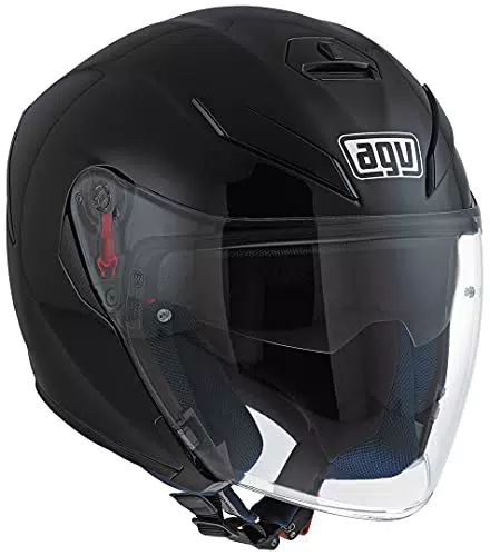 AGV K-5 Jet ECE 22-05 Solid Casco Moto Maxi-Jet ECE 22-05 con Visierino Parasole