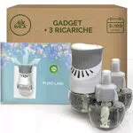 Airwick Diffusore Elettrico di Oli Essenziali, 1 Diffusore + 3 Ricariche