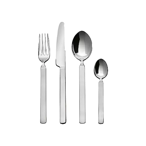 Alessi Dry 4180S24 - Servizio di Posate di Design in Acciaio Inossidabile 18/10