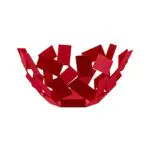 Alessi La Stanza dello Scirocco MT02 R - Fruttiera in Acciaio Colorato con Resina Epossidica