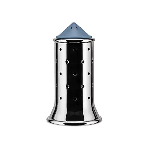 Alessi MGSAL Spargisale in Acciaio Inossidabile 18/10 Lucido con Tappo e Coperchietto in PA
