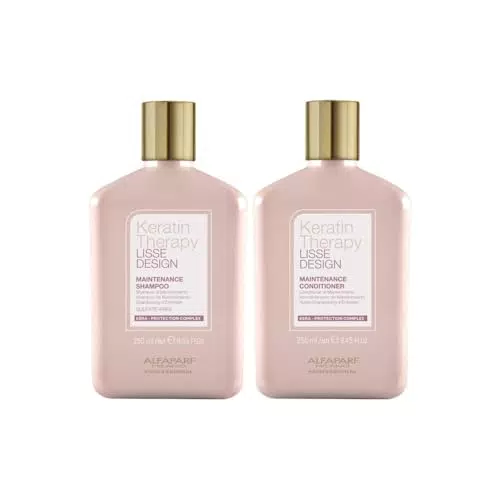 Alfaparf Lisse Design Keratin Shampoo & Conditioner 2 x 250 ml by AlfaParf