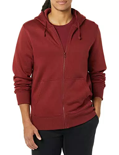 Amazon Aware Felpa in Pile con Cappuccio e Zip a Tutta Lunghezza Uomo
