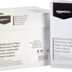 Amazon Basics Carta da stampa multiuso A4 80gsm, 2500 unità