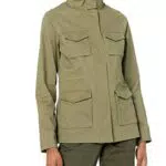 Amazon Essentials Giacca Utility Donna, Verde Oliva Slavato