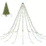 aneeway Catena Luminosa per Albero di Natale 16x3m 480LED Catena Luminosa Lucine Albero Interno e Esterno