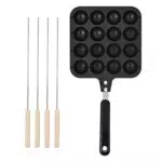 ANGGREK Takoyaki Pan Polpette Palle Pan antiaderenti Takoyaki Grill Padella Cottura Cottura Stampo Vassoio
