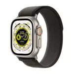Apple Watch Ultra Smartwatch con robusta cassa in titanio e Trail Loop nero/grigio - S/M. Fitness tracker