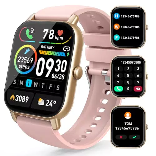 Aptkdoe Smartwatch Uomo Donna, 1, 85" HD Schermo Tattile Orologio Smartwatch