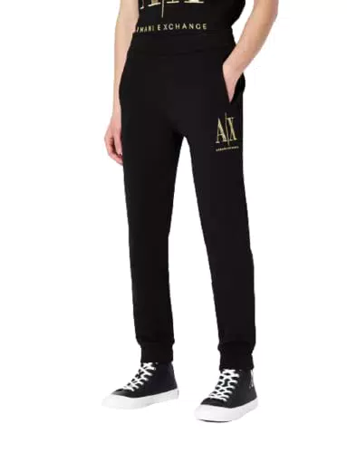 ARMANI EXCHANGE Icona, Gamba con risvolto, Logo oro laterale