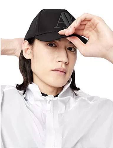 ARMANI EXCHANGE Rubber Logo AX cap Cappellino da Baseball