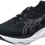 ASICS Nimbus 25 Scarpa da Running, nero/bianco, 44