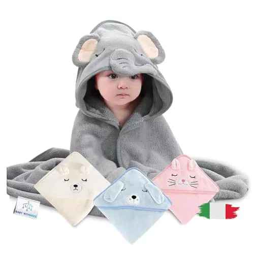 Baby Wonders Accappatoio Bambino, Accappatoio Bambina