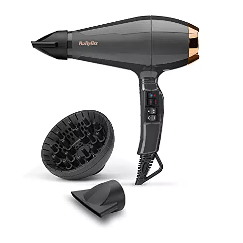 BaByliss 6719DE Asciugacapelli Professionale AC, MADE in ITALY