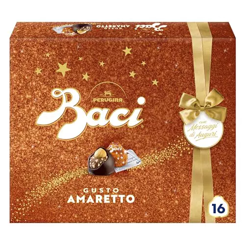 BACI PERUGINA Amaretto Cioccolatini Fondenti ripieni al Gianduia