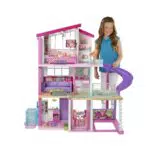 Barbie Casa dei Sogni, Casa a 3 Piani con 8 Stanze, Ascensore e Piscina con Scivolo