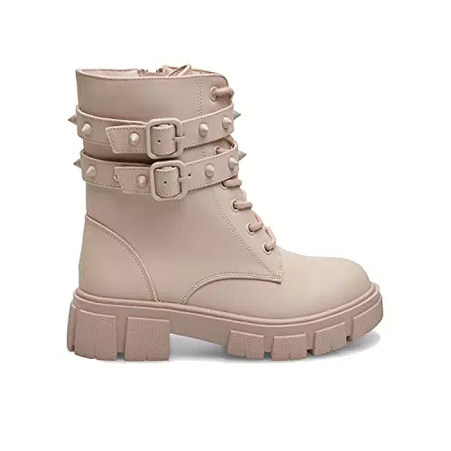 BATA Anfibi da Bambina con Fibbie e Suola Track Invernali Comodi Eleganti Casual
