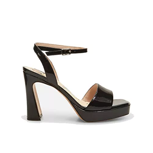 BATA Sandali da Donna con Tacco Alto, vernice nero