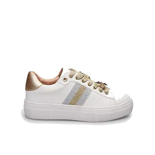 BATA Sneaker Donna con Applicazione Gioiello Invernali Comodi Eleganti Casual