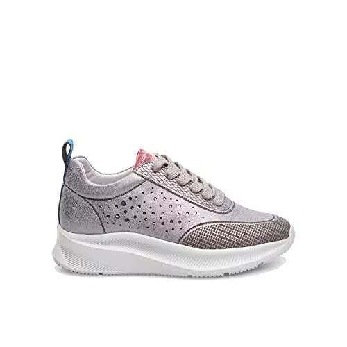 BATA Sneaker Donna Traforate con Suola Platform Invernali Comodi Eleganti Casual