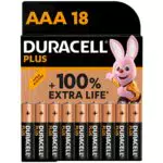 Duracell LR03 MN2400 Plus AAA, 1 Confezione da 18