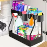 BIAOQINBO Organizer Sottolavello da Cucina, nero