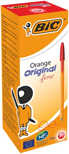 BIC 8099241 Orange Original Fine Penna a sfera, 0.8 mm