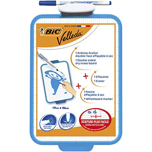Bic 841360 - Lavagna con Pennarello, 26 x 19 cm