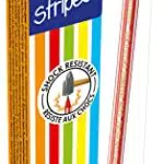 BIC Evolution Stripes Matite HB In Grafite - Fusto Rosso