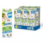 BJORG Bevanda di Soia Naturale 0% Zuccheri, Vegetale Biologica