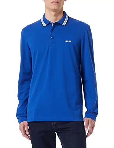 BOSS Plisy Polo, Bright Blue432