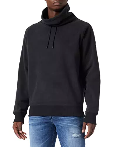 BOSS Tessuto in Pile Maglia, Nero