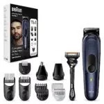 Braun Regolabarba Tagliacapelli Uomo, Rasoio Elettrico Barba e Capelli