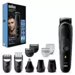 Braun Regolabarba Tagliacapelli Uomo, Rasoio Elettrico Barba e Capelli