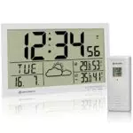 Bresser Orologio da Parete Meteorologico Mytime Jumbo LCD