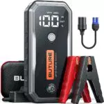 BuTure 5000A Booster Avviamento Auto 12V Avviatore Emergenza per Auto Starter Batteria Auto Portatile con Cavi Batteria Auto Prolungsti