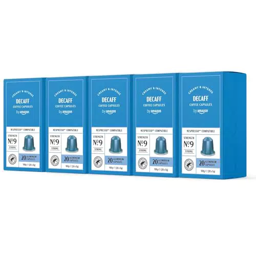 by Amazon Capsule caffè espresso decaffeinato compatibili con Nespresso