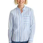C&A Donna Blusa Blu/Bianco 38