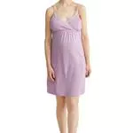 C&A Donna Camicia da Notte Moda Premaman Viola Chiaro M