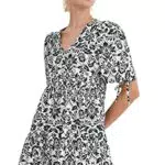 C&A Donna Vestito Nero/Bianco 34