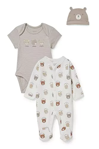C&A Unisex Set Confezione da 3|Set Grigio 62