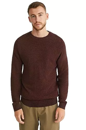 C&A Uomo Maglione Marrone L